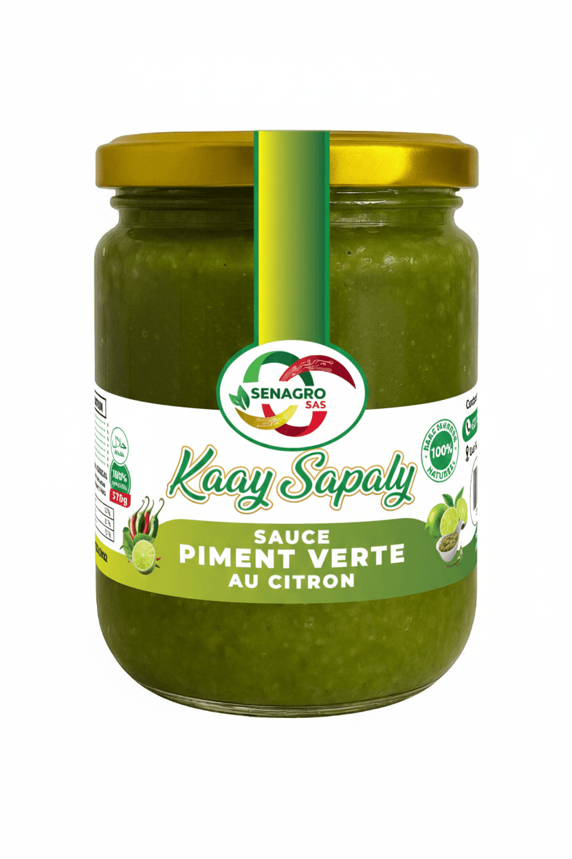 Sauce piment vert au citron