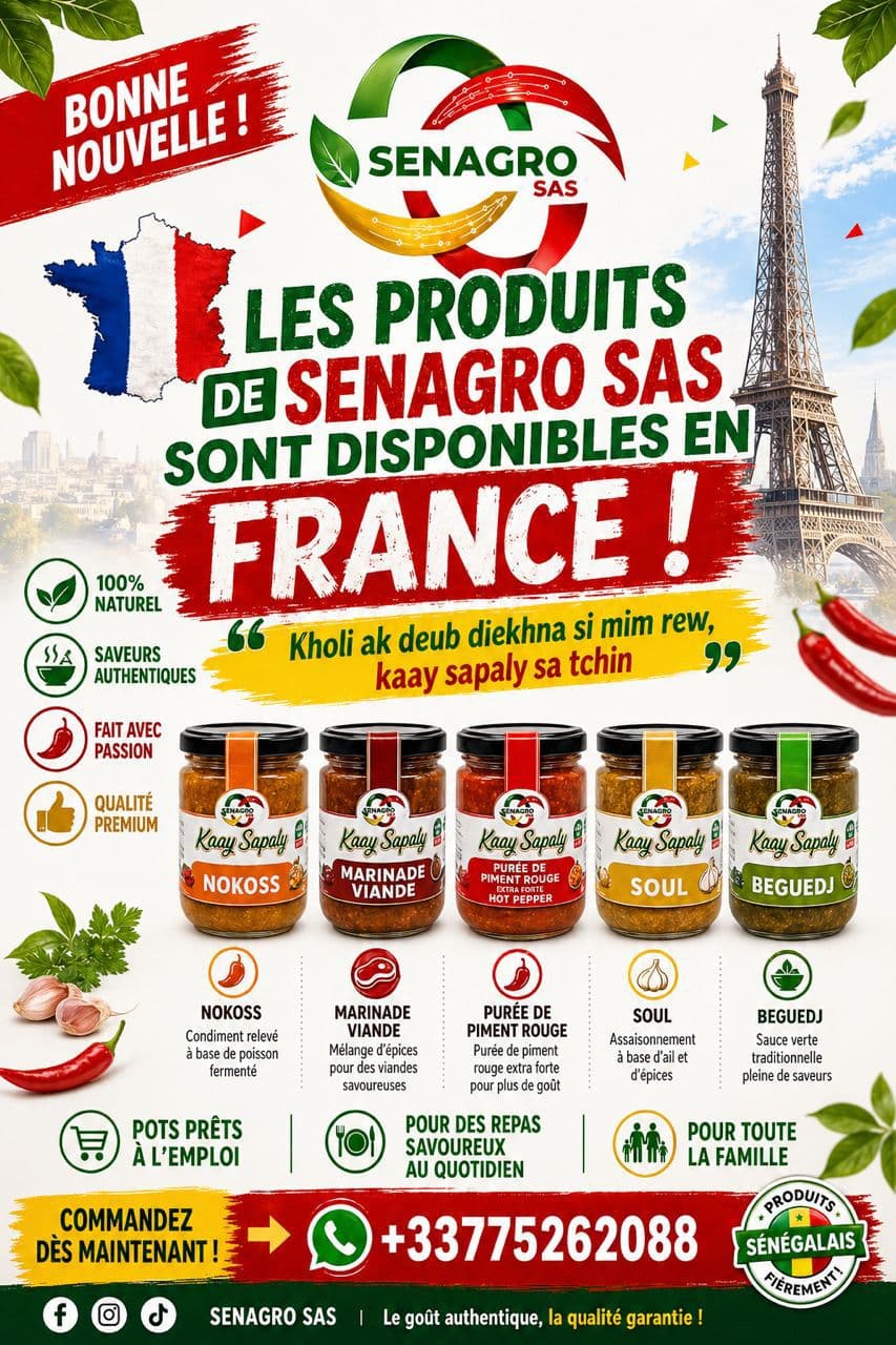 Affiche SENAGRO pour France